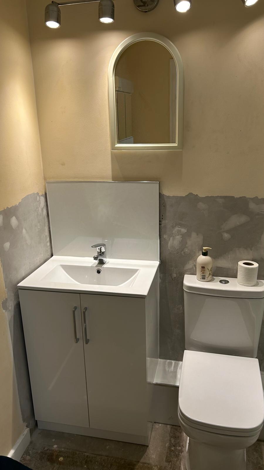 Completed bathroom job